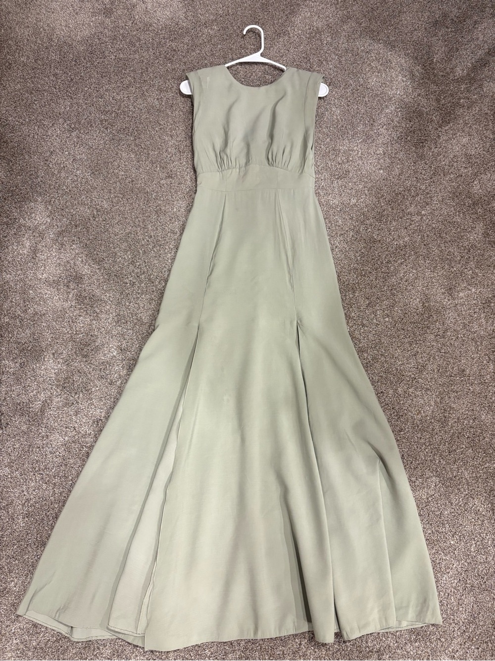 ASOS Sage Green Sleeveless Maxi Dress